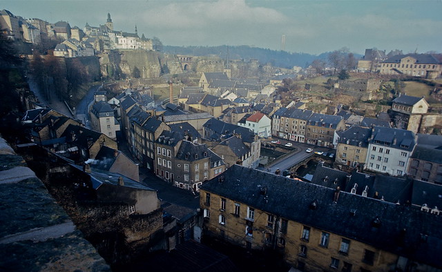Old Luxembourg City, January 1972 — photo by John Beach