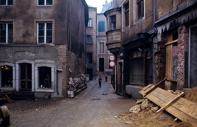 Fëschmaart (Fish market), Luxembourg City, January 1972 — photo by John Beach